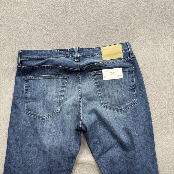 AG Adriano Goldschmied Jeans Mens 33x32 Blue Tellis Modern Slim Stretch Denim - Picture 8 of 8